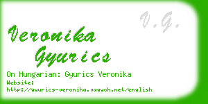 veronika gyurics business card